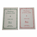 Two (2) Pinehurst Country Club Vintage Scorecards - No. 1 Course & No. 3 Course