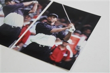 Two (2) Original Tiger Woods FujuFilm Time Period Developed Snapshot Photos