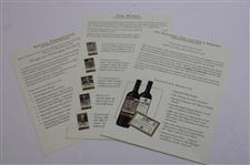 Complete Ben Hogan Ltd Ed #247/500 Five (5) Wine Bottle Collector Series in Box w/COA