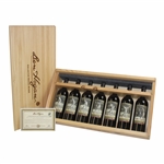 Complete Ben Hogan Ltd Ed Seven (7) Wine Bottle The Swing Series in Wood Box w/COA