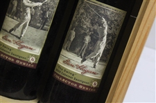 Complete Ben Hogan Ltd Ed Seven (7) Wine Bottle 'The Swing Series' in Wood Box w/COA