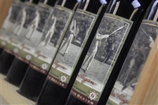 Complete Ben Hogan Ltd Ed Seven (7) Wine Bottle 'The Swing Series' in Wood Box w/COA