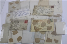 John Duncan Dunn Newspaper Clippings, Postcards, Correspondence & other