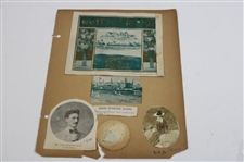 John Duncan Dunn Newspaper Clippings, Postcards, Correspondence & other