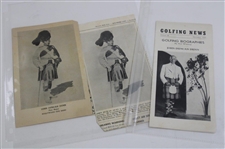 John Duncan Dunn Newspaper Clippings, Postcards, Correspondence & other