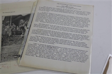John Duncan Dunn Newspaper Clippings, Postcards, Correspondence & other