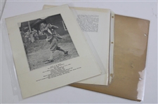 John Duncan Dunn Newspaper Clippings, Postcards, Correspondence & other
