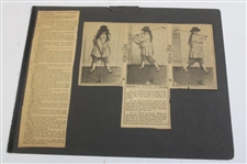 John Duncan Dunn Newspaper Clippings, Postcards, Correspondence & other
