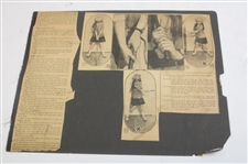 John Duncan Dunn Newspaper Clippings, Postcards, Correspondence & other