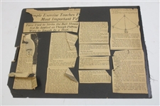 John Duncan Dunn Newspaper Clippings, Postcards, Correspondence & other