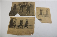 John Duncan Dunn Newspaper Clippings, Postcards, Correspondence & other