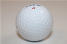 Doug Ford Signed Titleist Masters Logo 4 Golf Ball JSA ALOA