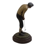 1987 Micheal Garman Golfer in Knickers Putting Sculpture