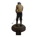 1987 Micheal Garman Golfer in Knickers Putting Sculpture