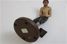 1987 Micheal Garman Golfer in Knickers Putting Sculpture