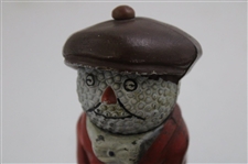 Vintage Dunlop Man in Red Coat Putting Ash Tray