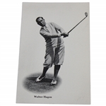 Vintage Walter Hagen Post Swing Postcard