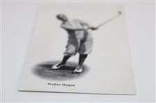 Vintage Walter Hagen Post Swing Postcard