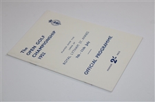 1952 The Open Championship at Royal Lytham St. Annes Program - Bobby Locke Winner
