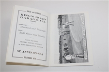 1952 The Open Championship at Royal Lytham St. Annes Program - Bobby Locke Winner