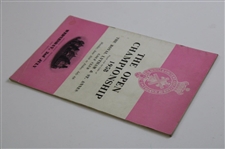 1958 The Open Championship at Royal Lytham & St. Annes Program - Peter Thomson Winner