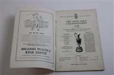 1958 The Open Championship at Royal Lytham & St. Annes Program - Peter Thomson Winner