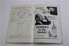 1958 The Open Championship at Royal Lytham & St. Annes Program - Peter Thomson Winner
