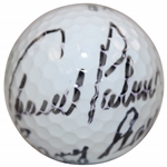 Big 3' Palmer, Nicklaus & Player Signed Masters Logo Slazenger Golf Ball JSA ALOA
