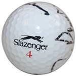 Big 3' Palmer, Nicklaus & Player Signed Masters Logo Slazenger Golf Ball JSA ALOA