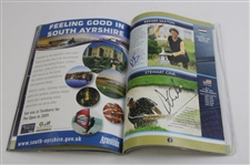 Harrington, Mickelson, Sergio & others Signed 2008 Open at Royal Birkdale Official Program JSA ALOA