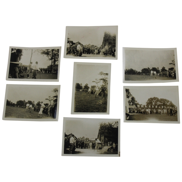Seven (7) Original 1929 Gene Sarazen Photos - Sarazen Collection