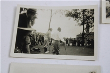 Seven (7) Original 1929 Gene Sarazen Photos - Sarazen Collection