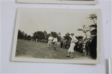 Seven (7) Original 1929 Gene Sarazen Photos - Sarazen Collection