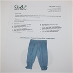 Gene Sarazen's Personal Custom Blue JunMen Pants
