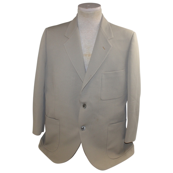 Gene Sarazens Personal G.S. Beige Custom Jacket