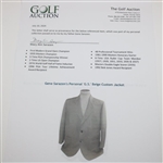 Gene Sarazen's Personal 'G.S.' Beige Custom Jacket