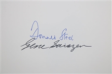 Gene Sarazen's 'Shell Intl. Encyclopedia of Golf' Book Signed by Donald Steel & Gene JSA ALOA