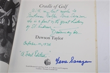 Gene Sarazen's 'St. Andrews Cradle of Golf' Book Signed by Dawson Taylor to Gene & Gene JSA ALOA