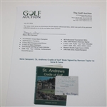 Gene Sarazen's 'St. Andrews Cradle of Golf' Book Signed by Dawson Taylor to Gene & Gene JSA ALOA