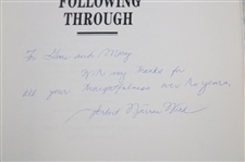 Gene Sarazen & Herbert Warren Wind Signed Gene's Personal 'Following Through' Book JSA ALOA