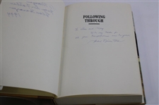 Gene Sarazen & Herbert Warren Wind Signed Gene's Personal 'Following Through' Book JSA ALOA