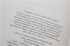 Gene Sarazen & Herbert Warren Wind Signed Gene's Personal 'Following Through' Book JSA ALOA