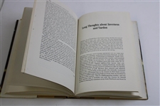 Gene Sarazen & Herbert Warren Wind Signed Gene's Personal 'Following Through' Book JSA ALOA