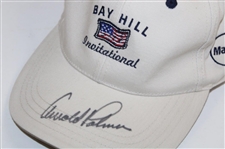Arnold Palmer Signed Bay Hill Invitational American Flag Hat JSA ALOA