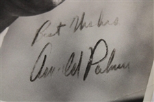 Arnold Palmer Signed Pongracz Photo Inscribed 'Best Wishes' JSA ALOA