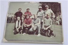 Player & Trevino Signed Photo of Trevino, Player, Boros, Goalby & Their Caddies w/8x10 JSA ALOA