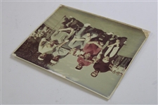 Player & Trevino Signed Photo of Trevino, Player, Boros, Goalby & Their Caddies w/8x10 JSA ALOA