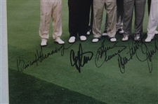 Nicklaus, Palmer, Daly & others Signed Fred Meyer Challenge Group Photo - Framed JSA ALOA