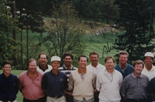 Nicklaus, Palmer, Daly & others Signed Fred Meyer Challenge Group Photo - Framed JSA ALOA