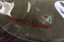 Arnold Palmer Umbrella Logo Khaki/Auburn Hat Unopened in Original Package
